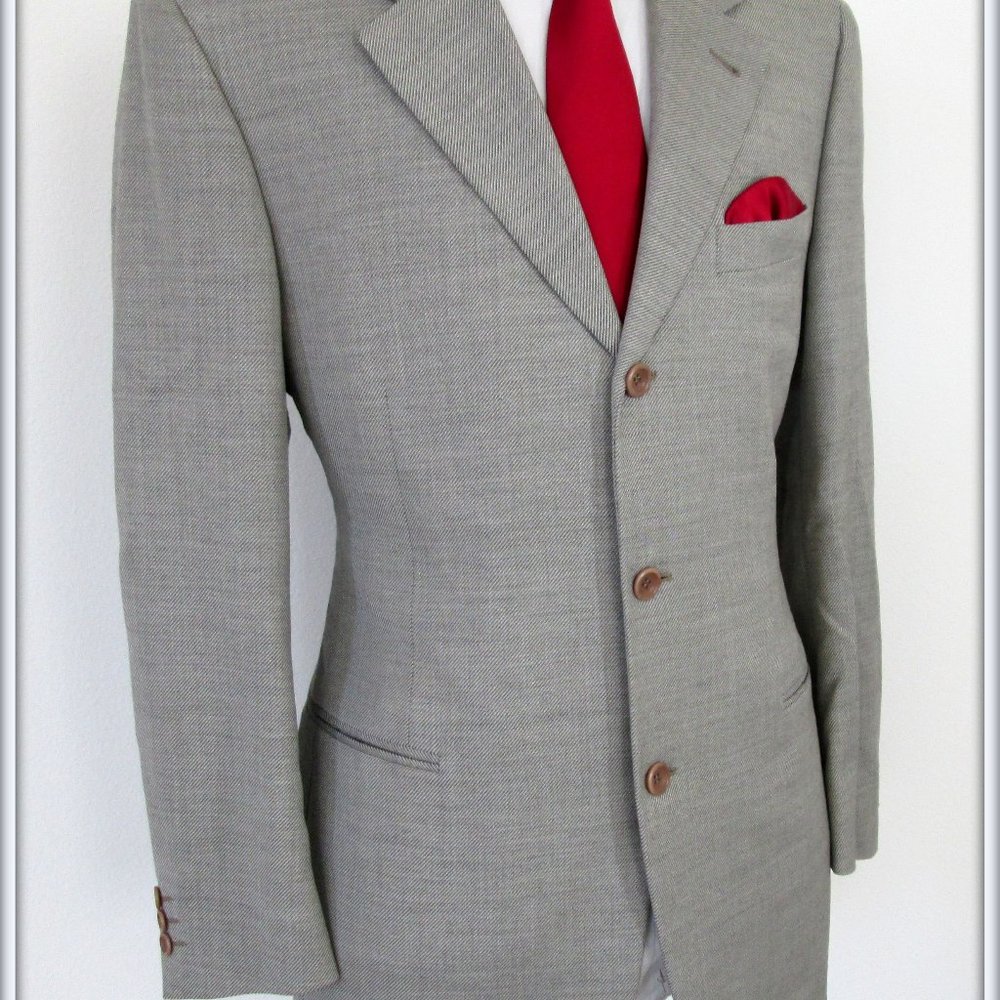 CANALI PROPOSTA MEN SPORT JACKET 100% WOOL MADE IN ITALY SIZE US 40R
